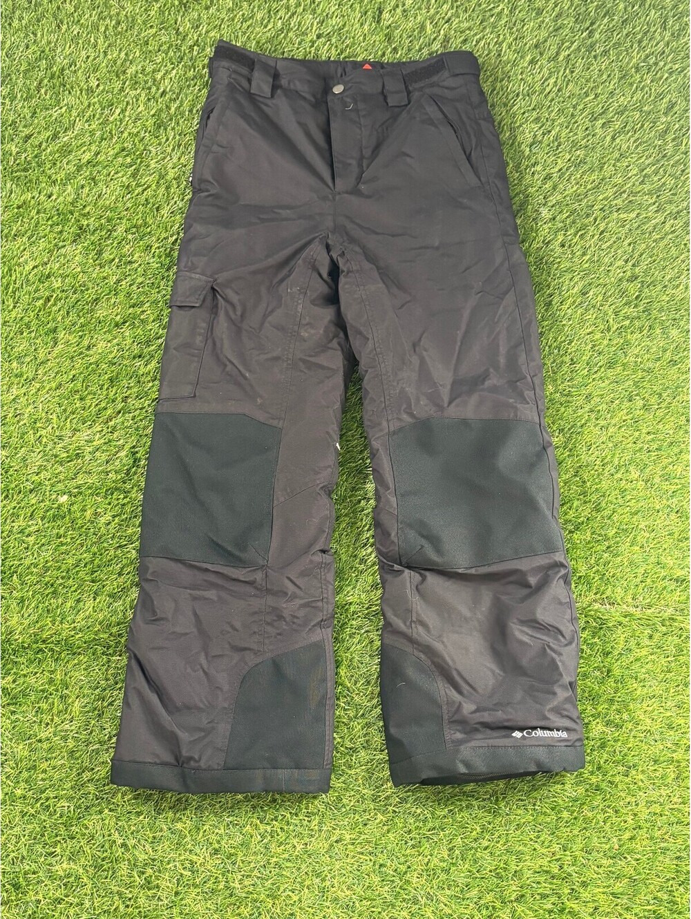 Vintage Columbia Omni Heat Snow Pants Black Nylon Mens Size M